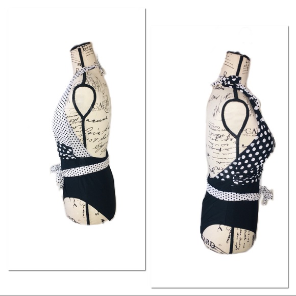 •LAST 1! CUPSHE | NWT | Polka Dot Belted 1 Piece• - Picture 6 of 8